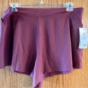 Knit sleep shorts